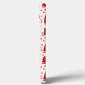 Niedlicher Minimalistischer Weihnachtsbaumwald Case-Mate iPhone Hülle (Rückseite / Links)