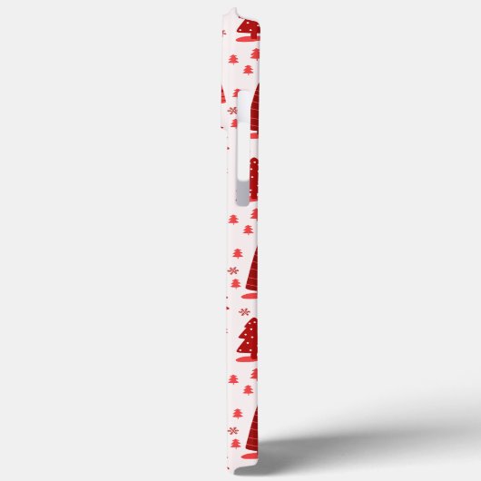 Niedlicher Minimalistischer Weihnachtsbaumwald Case-Mate iPhone Hülle (Rückseite / Links)