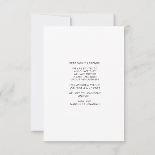 NIEDLICHER Minimalwert des HAUSHALTSPLANS Wir habe Mitteilungskarte (Rückseite)