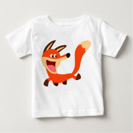 Niedlicher Mischous Cartoon Fox Baby T - Shirt