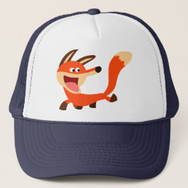 Niedlicher Mischous Cartoon Fox Hat Truckerkappe
