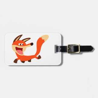 Niedlicher Mischvous Cartoon Fox Gepäckanhänger