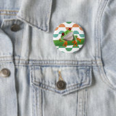 Niedlicher Mit Augen Baumfrosch mit farbenfroher G Button (Beispiel)