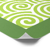 Niedlicher Mit Augen Kakteen in Red Sombrero Poster (Ecke)