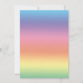 Niedlicher, mit Augen Ladybug mit einem mystischen Einladung (Rückseite)