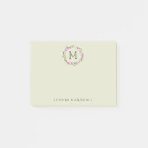 Niedlicher Mit Monogramm Grünkranz