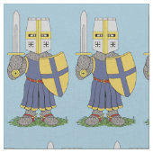 Niedlicher mittelalterlicher Ritter Stoff (Nahaufnahme)