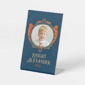 Niedlicher mittelalterlicher Schutzschild - Wappen Sockelschild (Vorderseite)