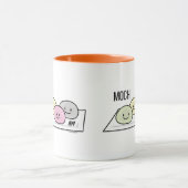 Niedlicher Mochi-Eiskremkuchen Japanischer grüner  Tasse (Zentrum)