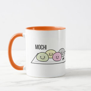 Niedlicher Mochi-Eiskremkuchen Japanischer grüner  Tasse