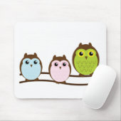 Niedlicher Modchic-noble Schicksals-Eule Mousepad (Mit Mouse)