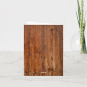 Niedlicher, moderner Fotocollage Happy First Vathe Karte (Rückseite)