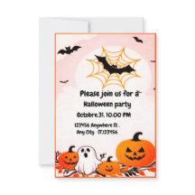 Niedlicher moderner Halloween-Kürbis und Geist