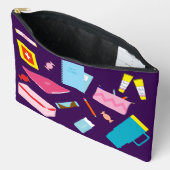 Niedlicher moderner Lehrer muss den Pouch erhalten Zubehörtasche (Offen)