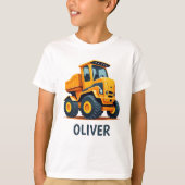 Niedlicher, moderner LKW Personalisiert T-Shirt (Vorderseite)