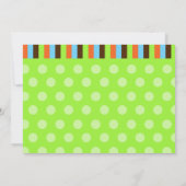 Niedlicher moderner Löwe-Geburtstag laden ein Einladung (Rückseite)