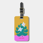 Niedlicher, moderner Palm-Marker Gepäckanhänger (Vorderseite vertikal)