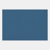 Niedlicher, moderner Polka-Dot-Herz-Muster Geschenkpapier Set (Vorderseite 3)