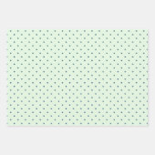 Niedlicher, moderner Polka-Dot-Herz-Muster Geschenkpapier Set (Vorderseite 2)
