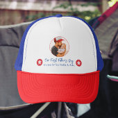 Niedlicher, moderner, schlichter Daddy Baby First  Truckerkappe