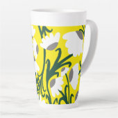 Niedlicher moderner Sitzplatz Latte Tasse (Rechte Ecke)