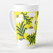 Niedlicher moderner Sitzplatz Latte Tasse (Linke Ecke)