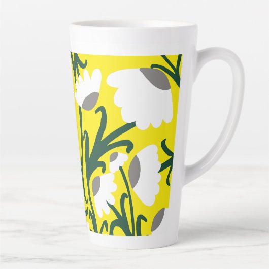 Niedlicher moderner Sitzplatz Latte Tasse (Rechts)