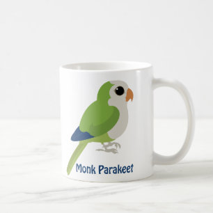 Niedlicher Mönchssittich Kaffeetasse