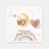 Niedlicher Mond Bärenjunge aus Afrika duschen Serviette (Vorderseite)