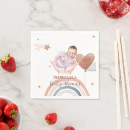 Niedlicher Mond Star Afrikanische Kinderdusche Serviette