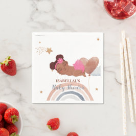 Niedlicher Mond Star Afrikanische Kinderdusche Serviette