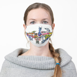 Niedlicher Mondschutz Mund-Nasen-Maske Aus Stoff
