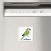 Niedlicher Monk Parakeet Magnet (In Situ (Geschirrspüler))