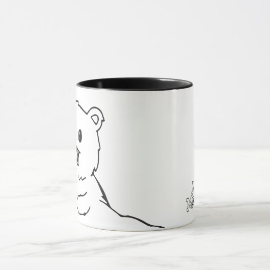 Niedlicher Monster-Bär Tasse (Zentrum)