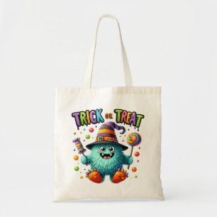 Niedlicher Monster Candy Collection Trick oder Tre Tragetasche