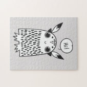 Niedlicher Monster-Cartoon Puzzle (Horizontal)