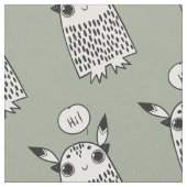 Niedlicher Monster-Cartoon Stoff (Nahaufnahme)