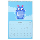 Niedlicher Monster-Kinderkalender Kalender (Jan 2027)
