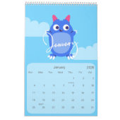 Niedlicher Monster-Kinderkalender Kalender (Jan 2026)