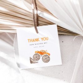 Niedlicher Monster Truck Geburtstag Geschenkanhänger