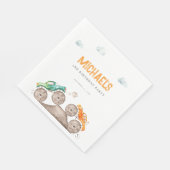 Niedlicher Monster Trucks Geburtstag Serviette (Ecke)