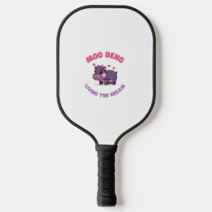 Niedlicher MOO DENG LEBT DER TRAUMFANG-Outdoor-Ent Pickleball Schläger