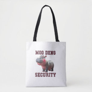Niedlicher MOO DENG SECURITY Vater Baby Hippo Papa Tasche