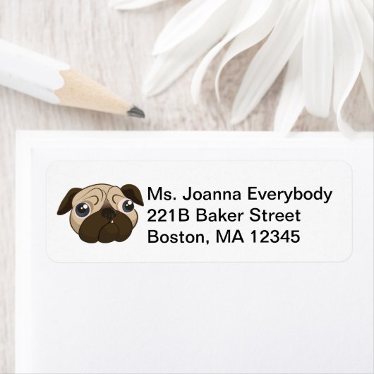 Niedlicher Mops (Insitu)