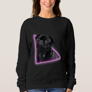 Niedlicher Mops aus dem Neon Gateway Classic T-Shi Sweatshirt