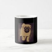 Niedlicher Mops Dog Portrait Kaffeetasse (Mittel)