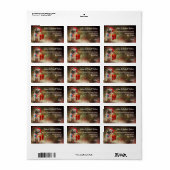 Niedlicher Mops, französischer Bulldogge Adressaufkleber (Vorne)