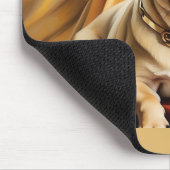 Niedlicher Mops für Hundeliebhaber Mousepad (Ecke)