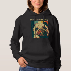Niedlicher Mops für Männer Haustiere Welpenzucht Hoodie