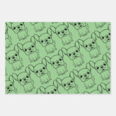 Niedlicher Mops Geschenkpapier Set (Vorderseite 3)